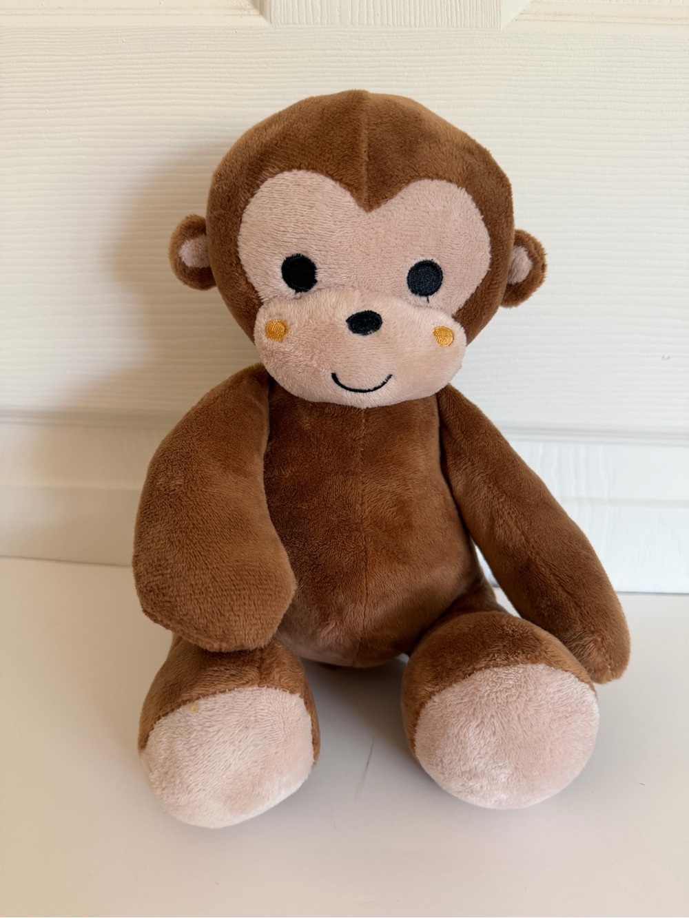 Bedtime Originals Plush Brown Monkey Stuffed Animal - Soft Cuddly Plush Toy